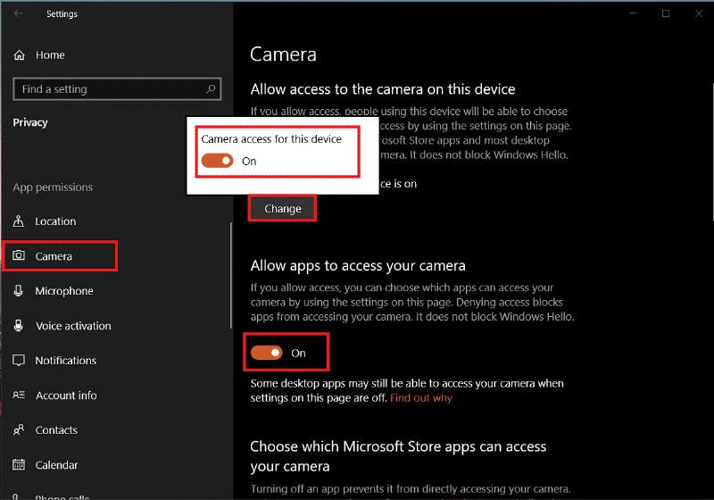 Windows 10 노트북 카메라 작동 안 함 오류 해결하는 7가지 방법