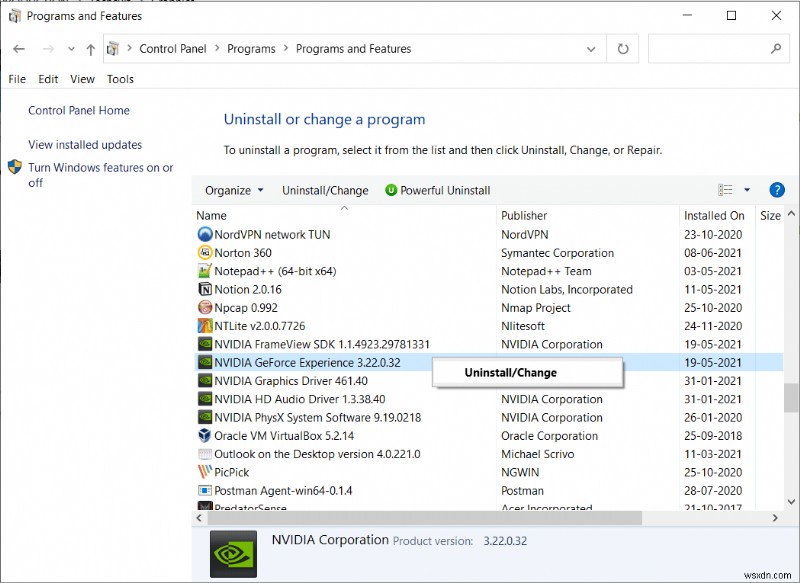 NVIDIA GeForce Experience 비활성화 및 제거 방법 완벽 가이드
