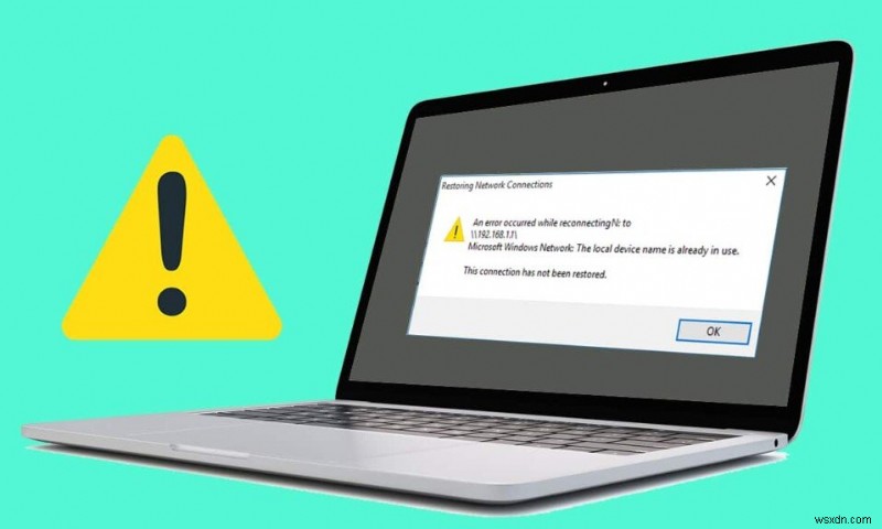 Windows 10 로컬 장치 이름이 이미 사용 중 오류 해결 방법 총정리