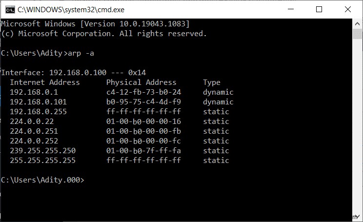 Windows 10에서 ARP 캐시 삭제하는 방법 (명령 프롬프트 활용 가이드)