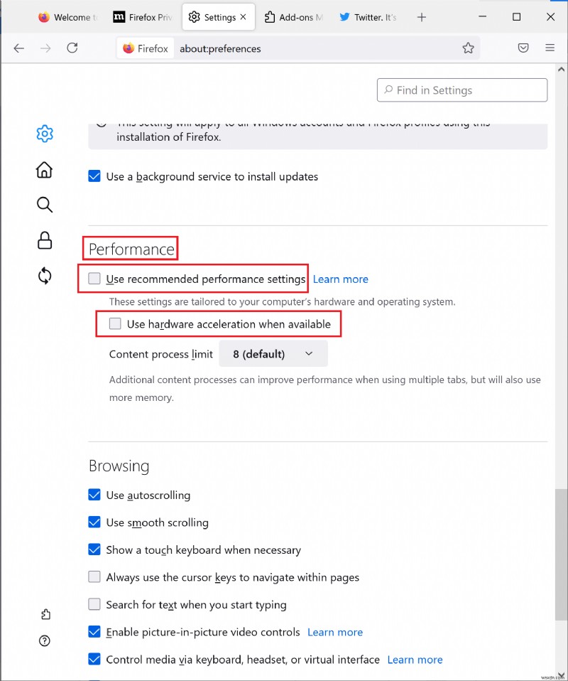 파이어폭스(Firefox)에서 동영상이 재생되지 않을 때 해결하는 7가지 방법
