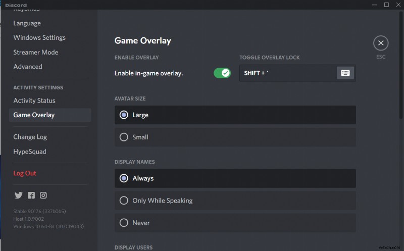 Discord 오버레이 비활성화 방법: 모든 게임·특정 게임·Steam 설정 가이드