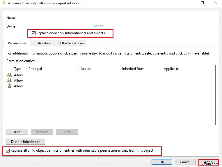 Windows 10 컨테이너의 개체를 열거하지 못했습니다 오류, 4가지 방법으로 완벽히 해결하기