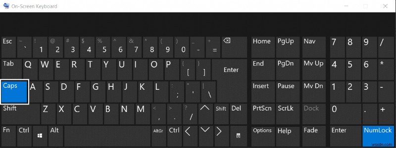 Windows 10에서 캡스록(Caps Lock) 키가 고정될 때 해결하는 5가지 방법