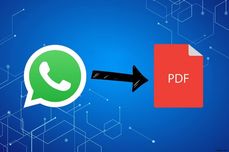WhatsApp 채팅을 PDF 파일로 내보내는 완벽 가이드