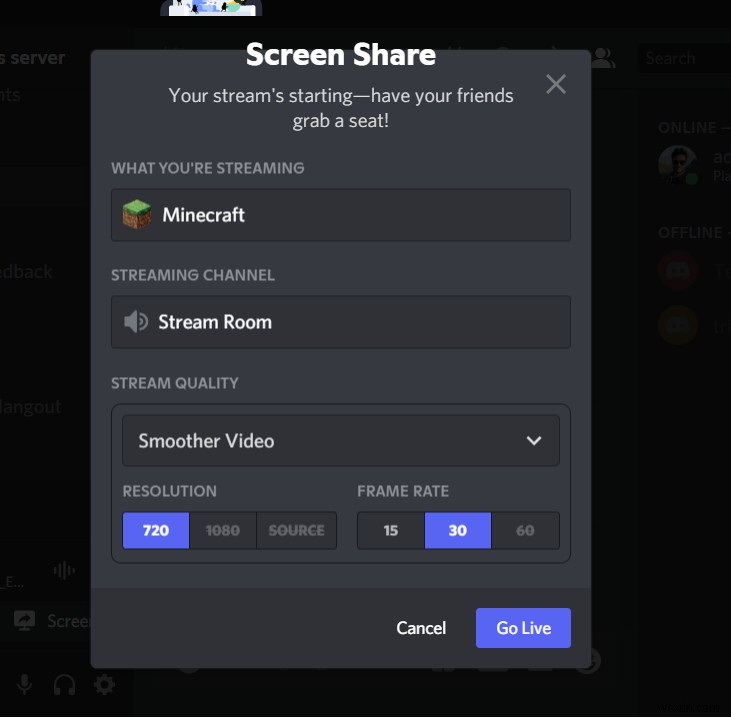 디스코드(Discord)에서 라이브 스트리밍하는 방법 – Go Live 기능 완벽 가이드