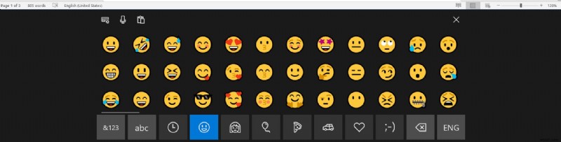 Windows 10에서 이모티콘 사용하는 방법 총정리 (단축키·터치 키보드·확장 프로그램)