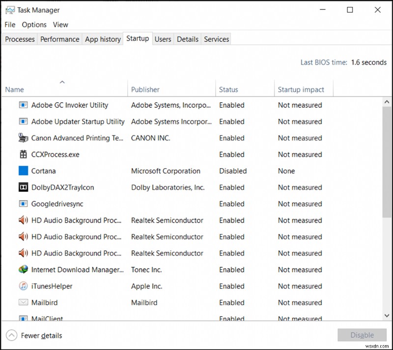 Windows 10  시스템 리소스가 부족하여 API를 완료할 수 없습니다  오류 해결 방법