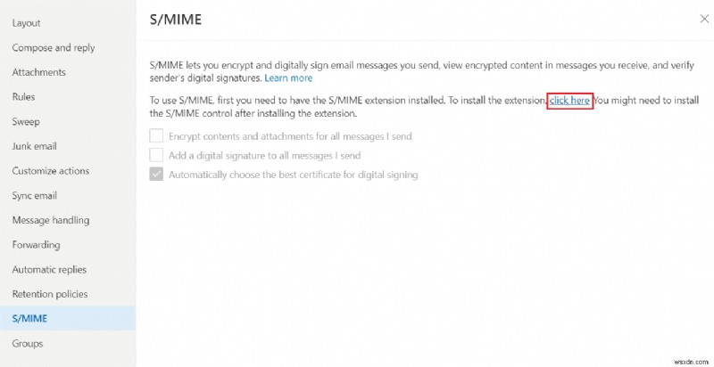 Windows 10에서  S/MIME 컨트롤을 사용할 수 없어 콘텐츠를 표시할 수 없습니다  오류 해결 방법