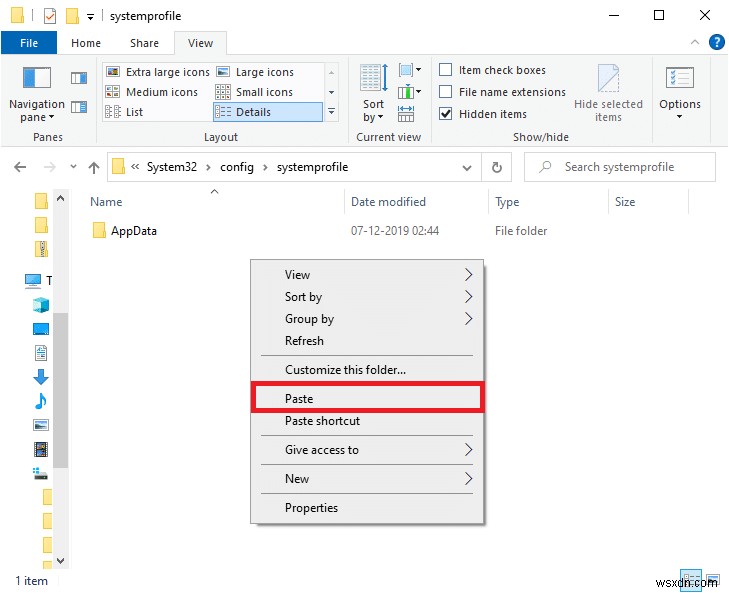 C:\windows\system32\config\systemprofile\Desktop 사용 불가 오류 해결 방법 총정리