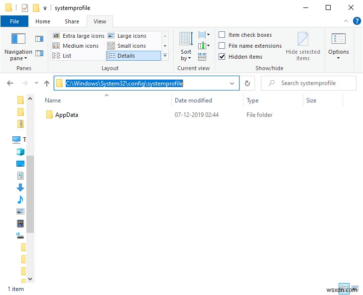 C:\windows\system32\config\systemprofile\Desktop 사용 불가 오류 해결 방법 총정리