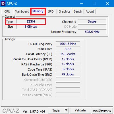 Windows 10에서 RAM 종류 확인하는 방법 4가지 (작업 관리자, 명령 프롬프트, PowerShell, CPU-Z)