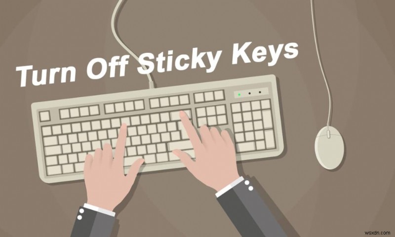 Windows 11에서 고정 키(Sticky Keys) 끄는 방법 총정리