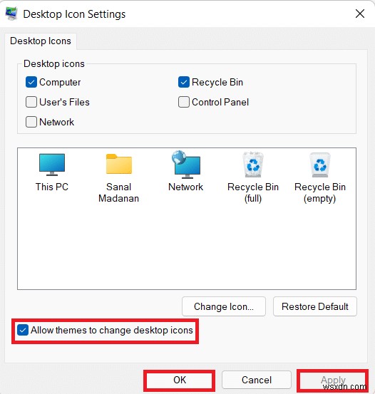 Windows 11에서 바탕 화면 아이콘 변경·제거·크기 조절하는 방법