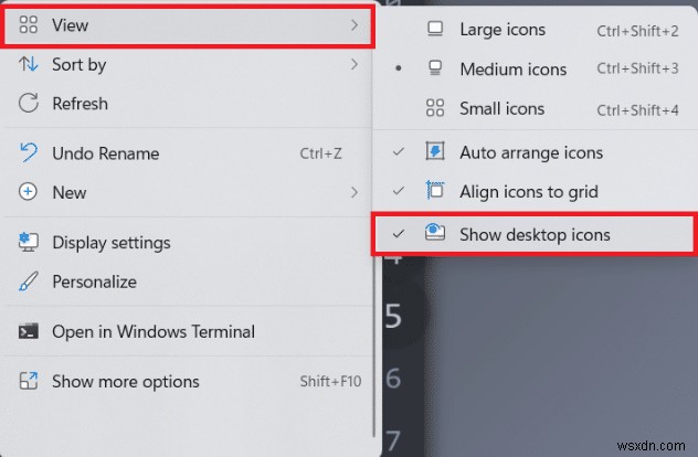 Windows 11에서 바탕 화면 아이콘 변경·제거·크기 조절하는 방법