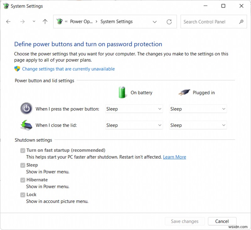 Windows 11에서 최대 절전 모드(Hibernate) 활성화 및 비활성화하는 방법