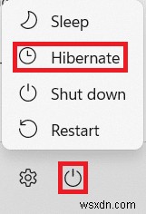 Windows 11에서 최대 절전 모드(Hibernate) 활성화 및 비활성화하는 방법