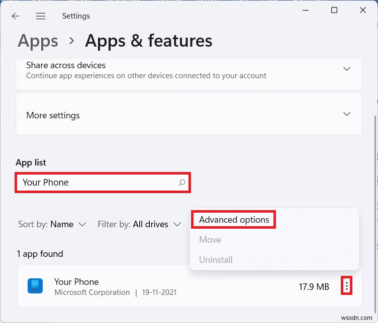 Windows 11에서 휴대폰 앱 비활성화 및 삭제하는 방법
