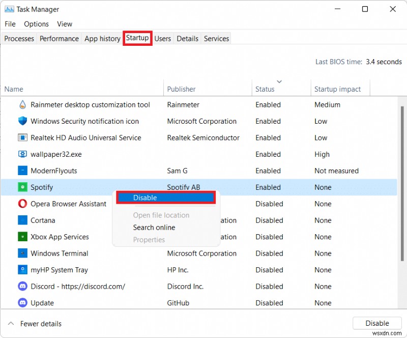 Windows 11 부팅 시 Spotify 자동 실행 막는 3가지 방법
