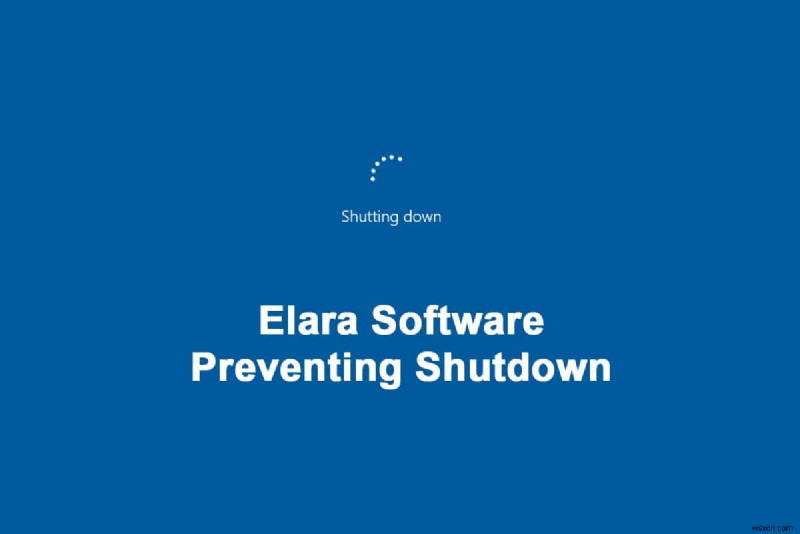 윈도우10 종료를 방해하는 Elara 소프트웨어(ApntEX.exe) 오류 해결 방법