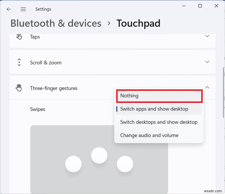 Windows 11에서 터치패드 제스처 켜기·끄기 설정하는 방법