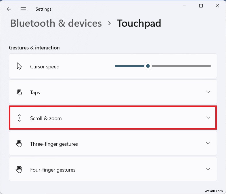 Windows 11에서 터치패드 제스처 켜기·끄기 설정하는 방법