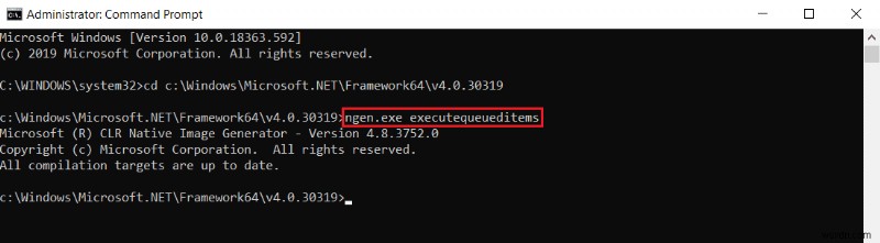 Windows 10에서 .NET 런타임 최적화 서비스 높은 CPU 사용량 문제 해결 방법