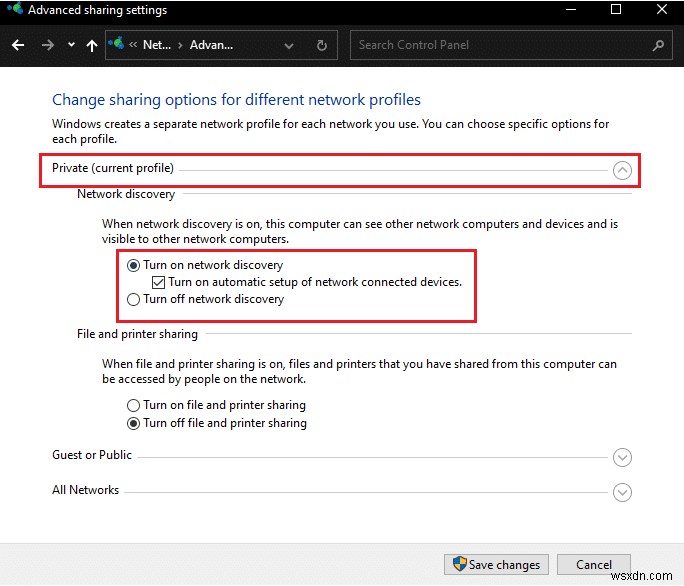 Windows 10에서 네트워크에 컴퓨터가 표시되지 않는 문제 해결 방법
