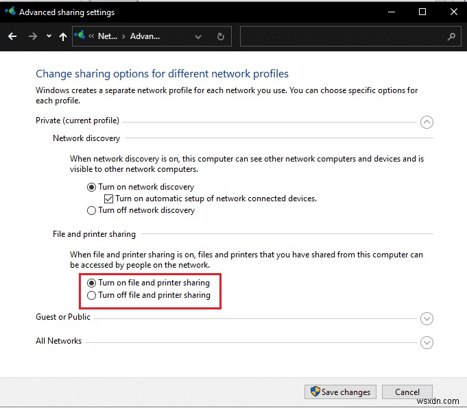 Windows 10에서 네트워크에 컴퓨터가 표시되지 않는 문제 해결 방법