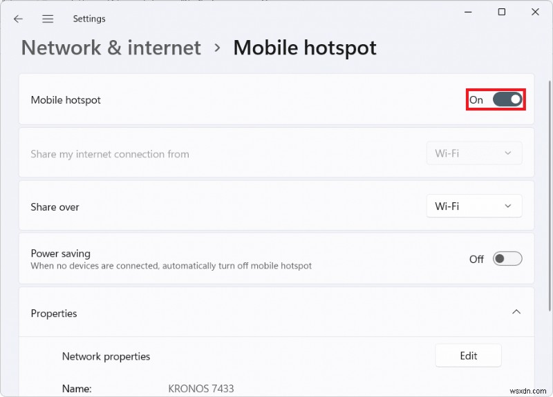 Windows 11에서 모바일 핫스팟 켜고 끄는 방법 (설정·절전 모드 포함)
