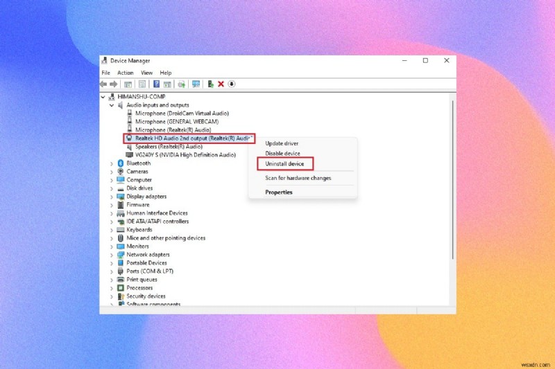 Windows 11에서 오디오 드라이버 재설치하는 방법 (Realtek·NVIDIA)