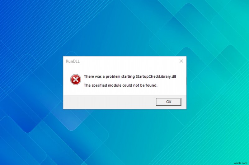 StartupCheckLibrary.dll 누락 오류 완벽하게 해결하는 5가지 방법