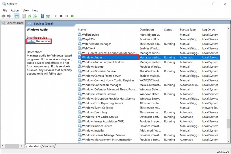 Windows 10에서 오디오 서비스가 실행되지 않습니다 오류 해결하는 7가지 방법