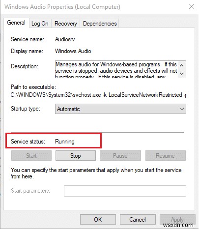 Windows 10에서 오디오 서비스가 실행되지 않습니다 오류 해결하는 7가지 방법