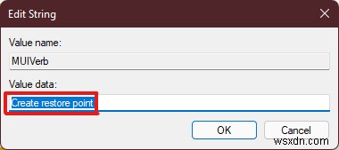 Windows 11 바탕화면 우클릭 메뉴에 복원 지점 만들기 추가하는 방법