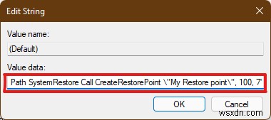 Windows 11 바탕화면 우클릭 메뉴에 복원 지점 만들기 추가하는 방법