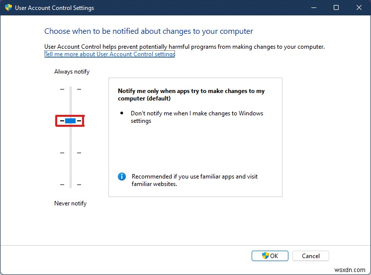 Windows 11에서 사용자 계정 컨트롤(UAC) 활성화 및 비활성화하는 완벽 가이드