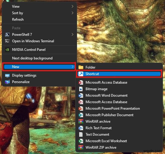 Windows 11에서 바탕 화면 바로 가기 만드는 방법 총정리