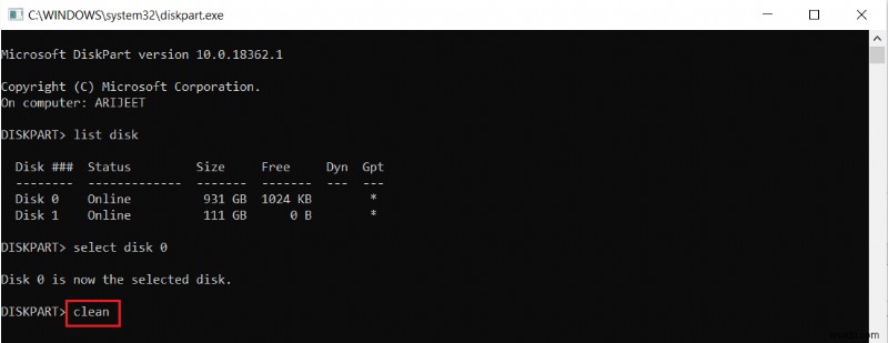 Windows 10에서 할당되지 않은 공간에 새 파티션을 만들 수 없습니다 오류 해결 방법