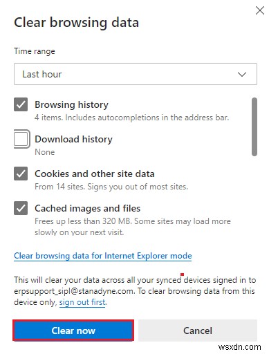 Microsoft Edge에서 INET_E 보안 오류 해결하는 12가지 방법