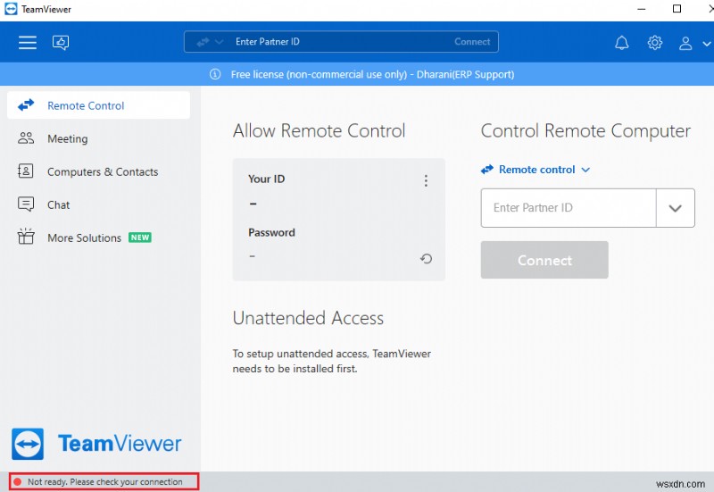 Windows 10에서 TeamViewer 연결 안 됨 문제 해결하는 11가지 방법