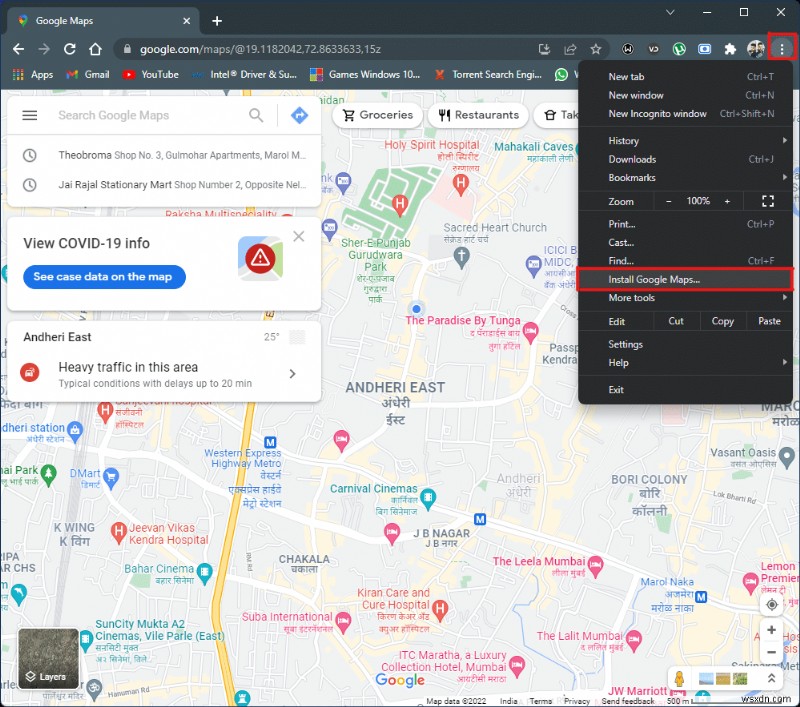 Windows 10/11에서 구글 지도(Google Maps) 다운로드하는 2가지 방법