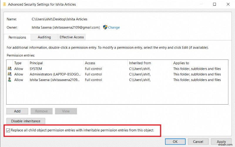 Windows 10에서 파일 권한 변경하는 방법 4가지 총정리