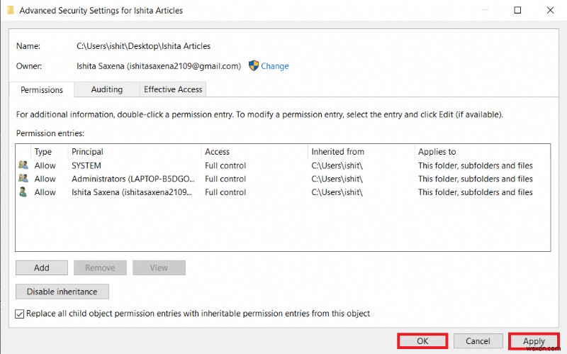 Windows 10에서 파일 권한 변경하는 방법 4가지 총정리