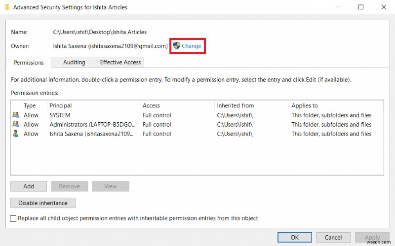 Windows 10에서 파일 권한 변경하는 방법 4가지 총정리