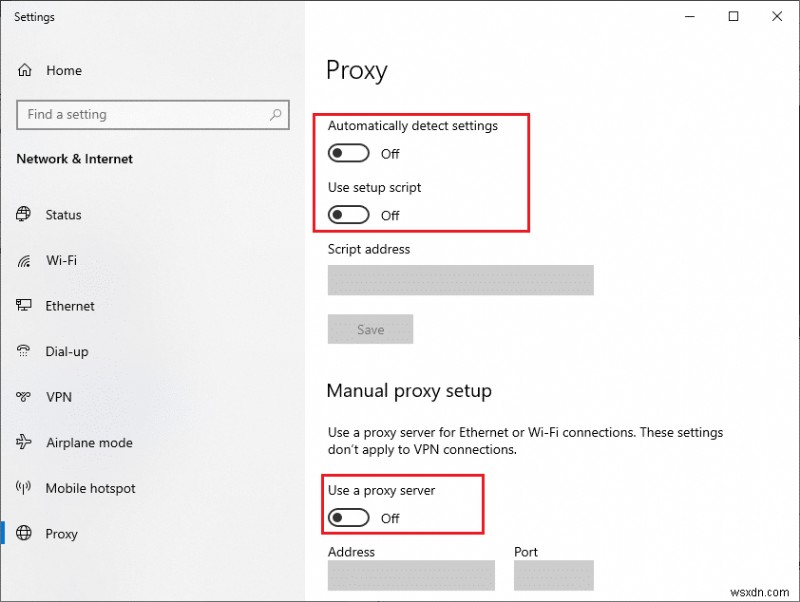 Windows 10에서 VPN 및 프록시 비활성화하는 방법 완벽 가이드