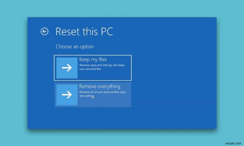 데이터 손실 없이 Windows 10을 안전하게 초기화하는 방법