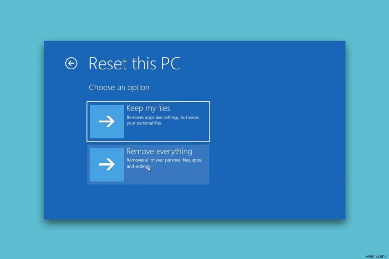 데이터 손실 없이 Windows 10을 안전하게 초기화하는 방법