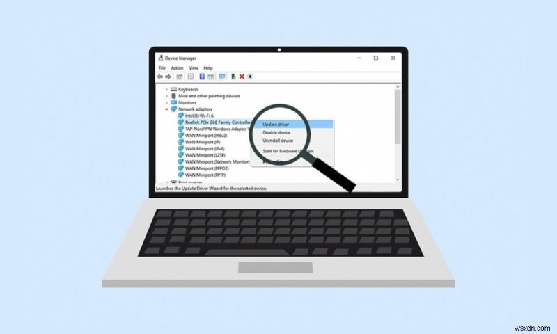 Windows 10에서 네트워크 어댑터 드라이버를 업데이트하는 방법 (단계별 가이드)