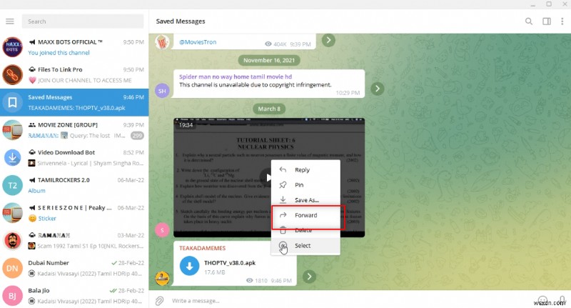 윈도우 10에서 텔레그램(Telegram) 동영상 다운로드하는 5가지 방법
